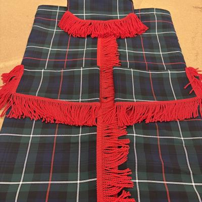  Ready Made full closing van curtain set in Mackenzie Modern tartan Whiterig Truck Curtains